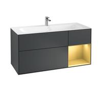 Villeroy & Boch V&B Meuble sous lavabo Finion 119,6x59,1 cm, tiroir à droite, MDF, laqué Quantité:1
