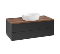 Villeroy & Boch V&B Meuble sous-lavabo sans structure de façade Antao 100x36x50cm, couleur WBP blanc, bleu m Lac Quantité:1
