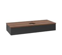 Villeroy & Boch V&B Meuble sous lavabo sans structure de façade Antao 120x19x50cm, HL, WBP w. wal, bla m Lac Quantité:1