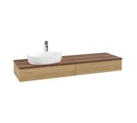 Villeroy & Boch V&B Meuble sous lavabo sans structure de façade - Éclairage Antao 160x50cm, H I P, couleur WBP blanc, chêne huilé Oa Quantité:1