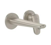 Villeroy & Boch V&B Mitigeur monocommande 2 trous Antao, bec fixe, sans vidage, brossé nickel bleu Quantité:1