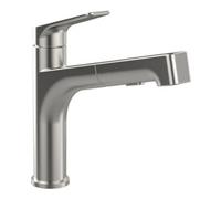 Villeroy & Boch V&B Mitigeur monocommande Junis Sky Shower pour évier, mousseur pivotant, inox massif Quantité:1