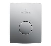 Villeroy & Boch V&B Plaque de commande ViConnect U100 pour urinoir 12,6x16,2x1,7cm, plastique, chrome mat Quantité:1