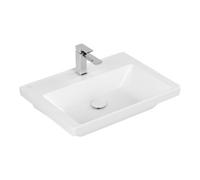 Villeroy & Boch V&B Subway 3.0 Meuble Vasque 65x47cm, angle, avec 1 tiroir/1 porte, blanc mat C+ Quantité:1