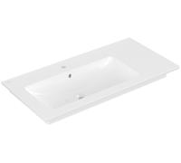 Villeroy & Boch Venticello lavabo 4134L101 100x50 cm, blanc, avec trou pour robinet, bassin à gauche
