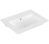 Villeroy & Boch Venticello lavabo 41246701 65 x 50,5 cm, blanc, sans trou pour robinetterie, avec trop-plein