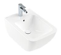 Villeroy & Boch Venticello mur Bidet 44110001 56 x 37,5 cm, blanc, avec trou pour robinetterie, avec trop-plein
