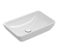 Villeroy & Boch Venticello - Vasque, 55x36 cm, avec trop-plein, sans trou pour mitigeur, CeramicPlus, blanc alpin 411355R1