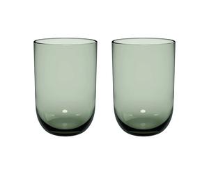 Villeroy & Boch Verre à long drink Like 38.5 cl. lot de 2 Sage