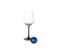 Villeroy & Boch Verre à vin rouge Manufacture Rock 47 cl. lot de 4 Transparent-noir
