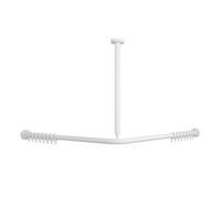 Villeroy & Boch ViCare Tringle de rideau de douche, avec fixation au plafond, 92170668,