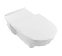 Villeroy & Boch ViCare - WC suspendu pour personnes à mobilité réduite, sortie arrière, DirectFlush, AntiBac, CeramicPlus, blanc alpin 4601R0T2