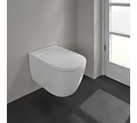Villeroy & Boch ViClean I100 WC lavant V0E100R1 blanc, avec Ceramicplus, avec abattant