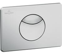 Villeroy & Boch ViConnect bouton de chasse d'eau pour WC chrome mat 92248569