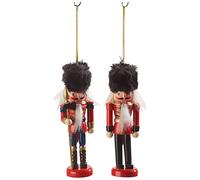 Villeroy & Boch - Winter Collage Accessoires Suspension Ensemble de Casse-Noisettes, 2 pièces, Ensemble de suspensions Haut de Gamme en Bois, Multicolore, 12 x 8 cm