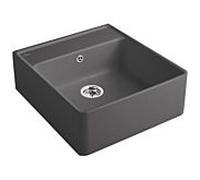 Villeroy et Boch 1 bac 632061i4 ensemble de déchets, opération manuelle, Graphit montage, Graphit
