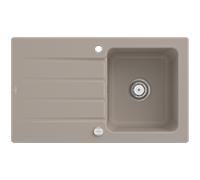 Villeroy und Boch Architectura évier 335002AM avec garniture de vidage et actionnement excentrique, Amande