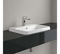 Villeroy und Boch Architectura vasque à encastrer 5A676001 60x45cm, avec trou pour robinetterie, avec trop-plein, blanc