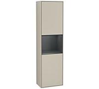 Villeroy und Boch armoire Finion F460HGHH 41.8x151.6x27cm, gauche, étagère Midnight Blue Matt Lacquer , Sand Matt Lacquer