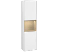 Villeroy & Boch V&B Armoire haute Finion 41,8x151,6cm, L, Rg Oa Placage, blanc laqué Quantité:1