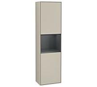 Villeroy und Boch armoire Finion G470HGHH 41.8x151.6cm, droite, émotion, étagère Midnight Blue Matt Lacquer , Sand Matt Lacquer