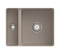 Villeroy und Boch avec garniture de vidage sous plan 675801AM match0 et opération manuelle, amande