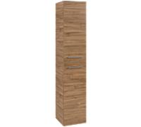 Villeroy und Boch Avento armoire haute A89401RH 35x176x37,2cm, charnières à droite, 2 portes, Chêne Kansas