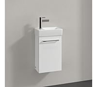 Villeroy und Boch Avento meuble sous-vasque A87601B4 34 x 51,4 x 20,2 cm, charnières à droite, porte 2000 , Crystal White