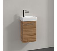Villeroy et Boch Avento meuble sous-vasque A87601RH 34x51,4x20,2cm, charnières à droite, 1 porte, Chêne Kansas