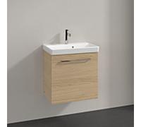 Villeroy & Boch Meuble sous lavabo Avento A88801VJ 1 porte charnières droite Chêne nordique