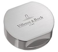 Villeroy und Boch capuchon 940525L7 laiton brossé acier inoxydable, rond, pour double poignée tournante