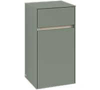 Villeroy et Boch Collaro armoire d'appoint C03200AF 40,4x74,8x34,9cm, charnière à gauche, vert tendre
