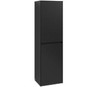Villeroy und Boch Collaro armoire haute C03400VL 45,4x153,8x34,9cm, butée à gauche, noir volcan