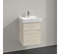 Villeroy & Boch V&B Collaro Meuble sous lavabo 46x54,6x37,4cm, WT mi, LED, blanc Oa Quantité:1