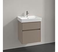 Villeroy und Boch Collaro meuble sous-vasque C00700VM 51x54,6x41,4cm, évier au milieu, taupe