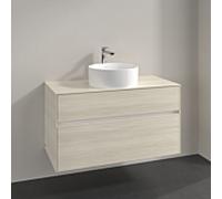 Villeroy & Boch Collaro Meuble sous-lavabo, suspendu, 2 tiroirs, lavabo au centre, 1000x548x500mm, C03800AA