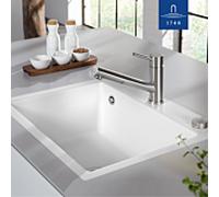 Villeroy et Boch Como cuisine match1 douche 925200LC 12,6 l/min, extractible, Inox solide