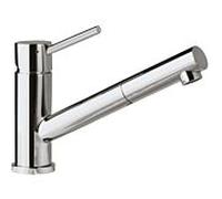 Villeroy und Boch robinet de cuisine Como Shower 925200LE 12,6 l / min, extractible, acier inoxydable massif, poli