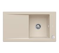 Villeroy und Boch évier 330702AM avec garniture de vidage et actionnement excentrique, Amande