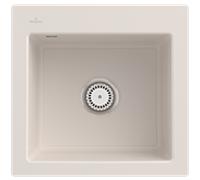 Villeroy und Boch Subway évier 33151FKR avec garniture de vidage et le fonctionnement manuel, Crema