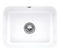 Villeroy und Boch évier sous plan 670602RW avec garniture de vidage , actionnement excentrique, kit de fixation, Stone White