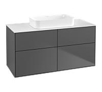 Villeroy et Boch Finion Villeroy et Boch F67100GK 120x60.3x50.1cm, verre White Matt , anthracite mat
