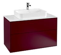 Villeroy und Boch Finion Villeroy und Boch G35100HB 100x60,3cm, Emotion, plaque de finition blanc mat, Peony Matt