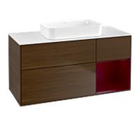 Villeroy und Boch Finion Villeroy und Boch G711HBGN 120x60.3x50.1cm, étagère à droite Peony , placage Peony