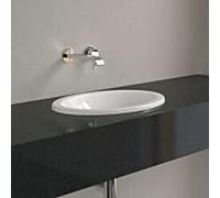 Villeroy und Boch Loop & friends 4A610001 ovale, sans rangée de trous pour robinetterie, avec trop-plein, 50,5 x 36 cm, blanc