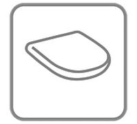 Villeroy & Boch Abattant WC O.Novo 8M43S101 - Descente amortie, charnières inox, détachable - Blanc