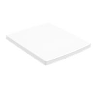 Villeroy & Boch Siège WC Memento 8M24S1RW, Blanc pierre C‑Plus, dégagement rapide, fermeture douce