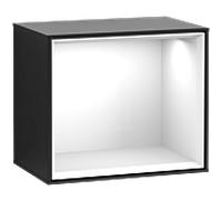 Villeroy und Boch module d' Finion G580GFPD 41.8x35.6x27cm, Emotion, étagère Glossy White , laqué noir mat