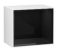 Villeroy und Boch module d' Finion Villeroy und Boch FD10PHGF 41,8x35,6x27cm, étagère noir brillant, laqué blanc brillant