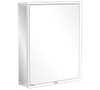 Villeroy & Boch Armoire de toilette My View Now A4556R00 – 1 porte droite, éclairage LED, variateur